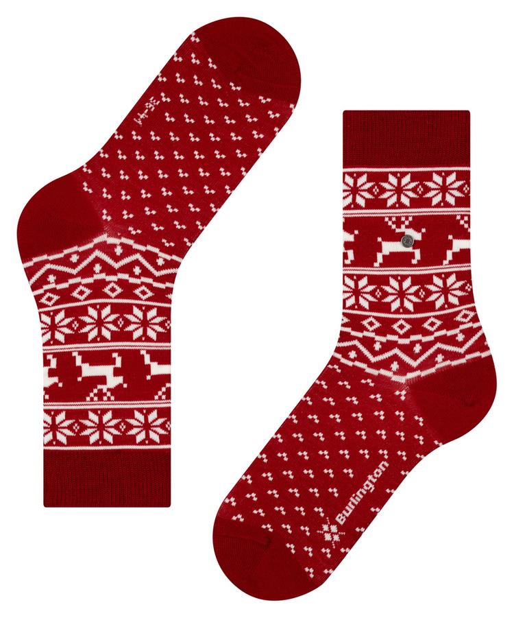 Burlington Burlington X-Mas Fair Isle SO Socken Damen - cranberry (8033) - 2 | SportScheck