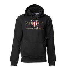 GANT Sweatshirt Sweatshirt Herren Schwarz