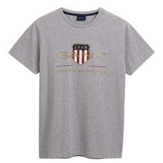 GANT T-Shirt T-Shirt Herren Grau