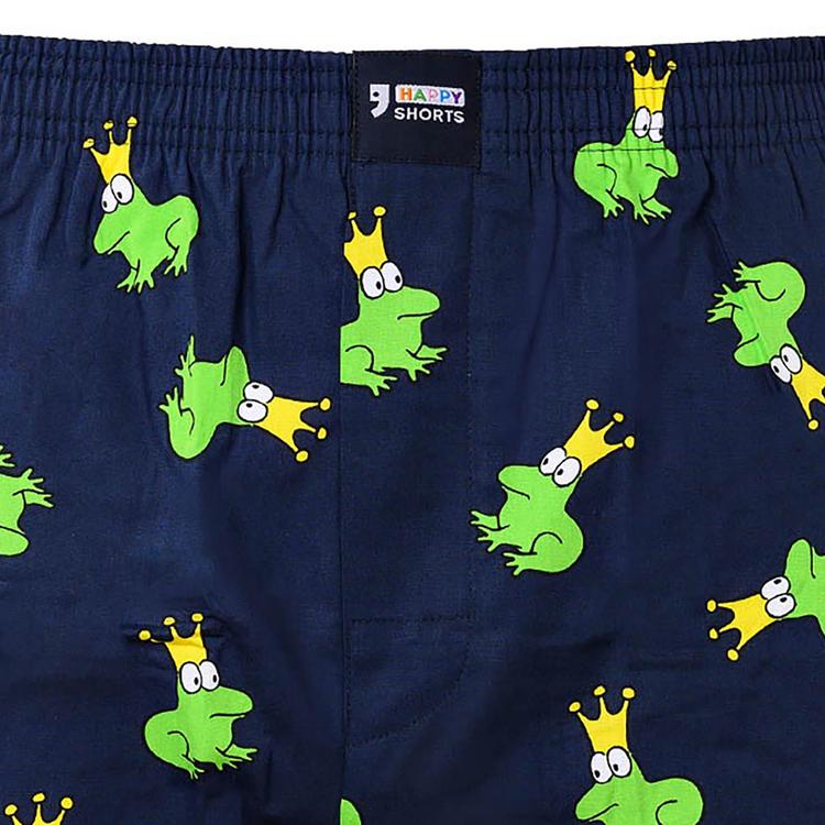 HAPPY SHORTS HAPPY SHORTS Web-Boxershorts Unterhose Herren - Frosch - 1 | SportScheck