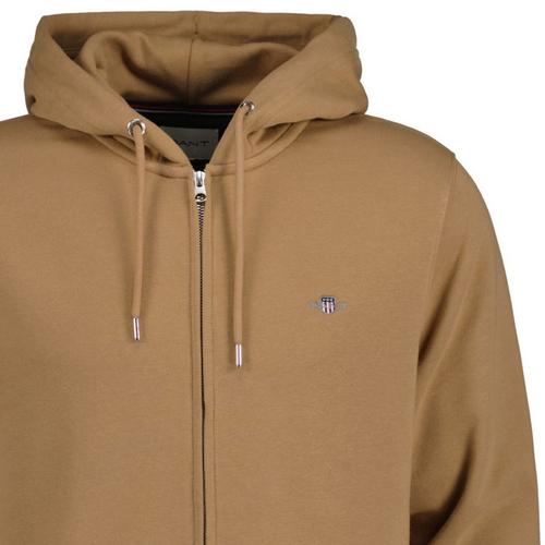 Rückansicht von GANT Sweatjacke Sweatjacke Herren Khaki
