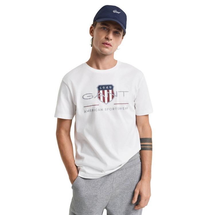 GANT GANT T-Shirt T-Shirt Herren - Wei&szlig; - 0 | SportScheck