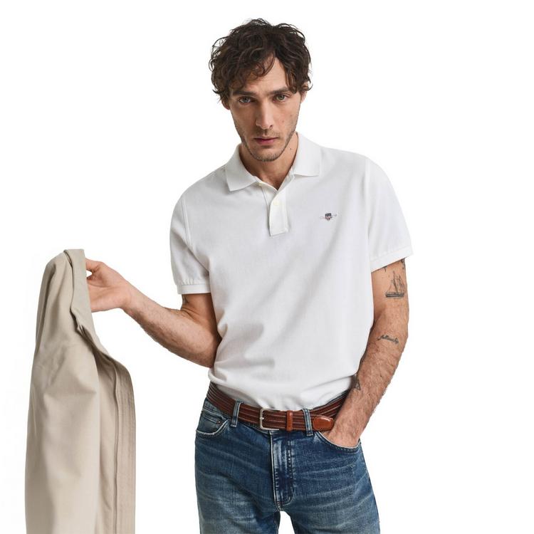 GANT GANT Poloshirt Poloshirt Herren - Wei&szlig; - 0 | SportScheck