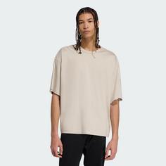 Rückansicht von adidas SOFT LUX T-SHIRT T-Shirt Herren Beige
