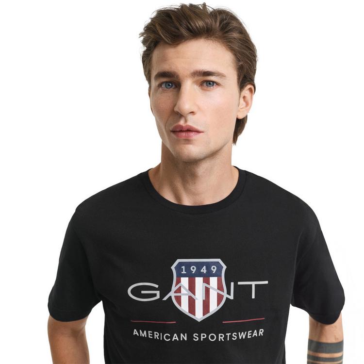 GANT GANT T-Shirt T-Shirt Herren - Schwarz - 2 | SportScheck