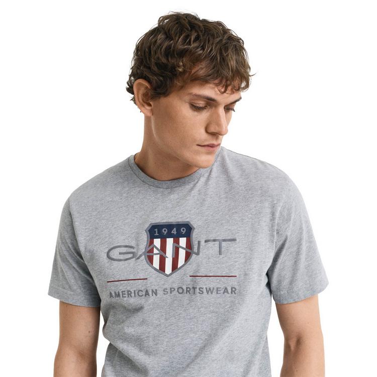 GANT GANT T-Shirt T-Shirt Herren - Grau - 2 | SportScheck