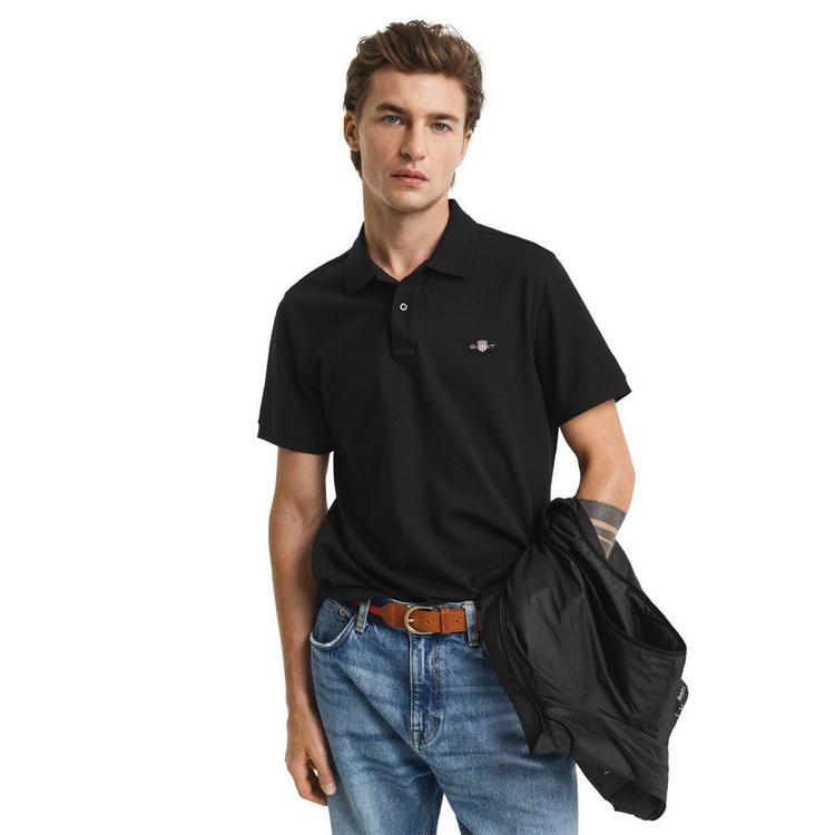 GANT GANT Poloshirt Poloshirt Herren - Schwarz - 0 | SportScheck
