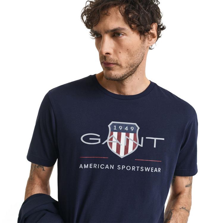GANT GANT T-Shirt T-Shirt Herren - Blau - 2 | SportScheck