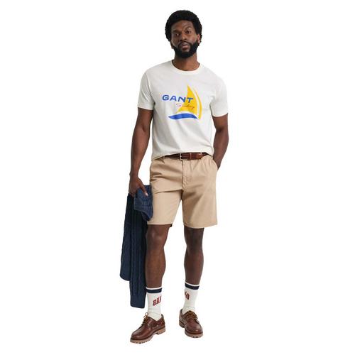 Rückansicht von GANT Bermuda-Shorts Bermudas Herren Khaki