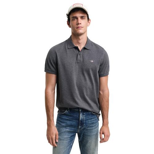 Rückansicht von GANT Poloshirt Poloshirt Herren Anthrazit