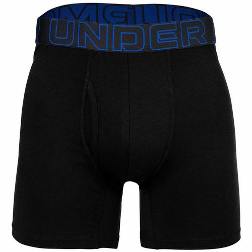 Rückansicht von Under Armour Boxershort Hipster Herren Schwarz/Hellgrün/Blau/Rot