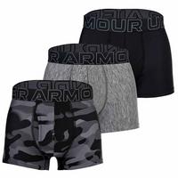 Under Armour Boxershort Unterhose Herren - Schwarz/Grau