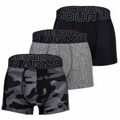 Under Armour Boxershort Hipster Herren Schwarz/Grau