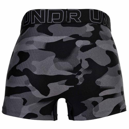 Rückansicht von Under Armour Boxershort Hipster Herren Schwarz/Grau