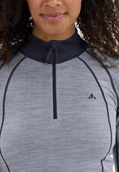 Rückansicht von Whistler Merino Candee Skishirt Damen 2161 Dusty Blue