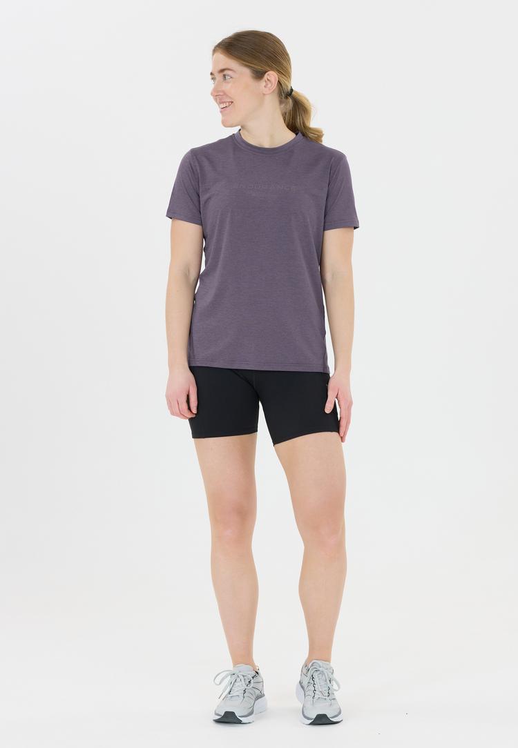 Endurance Endurance WANGE MELANGE Printshirt Damen - 4371 Graystone - 0 | SportScheck