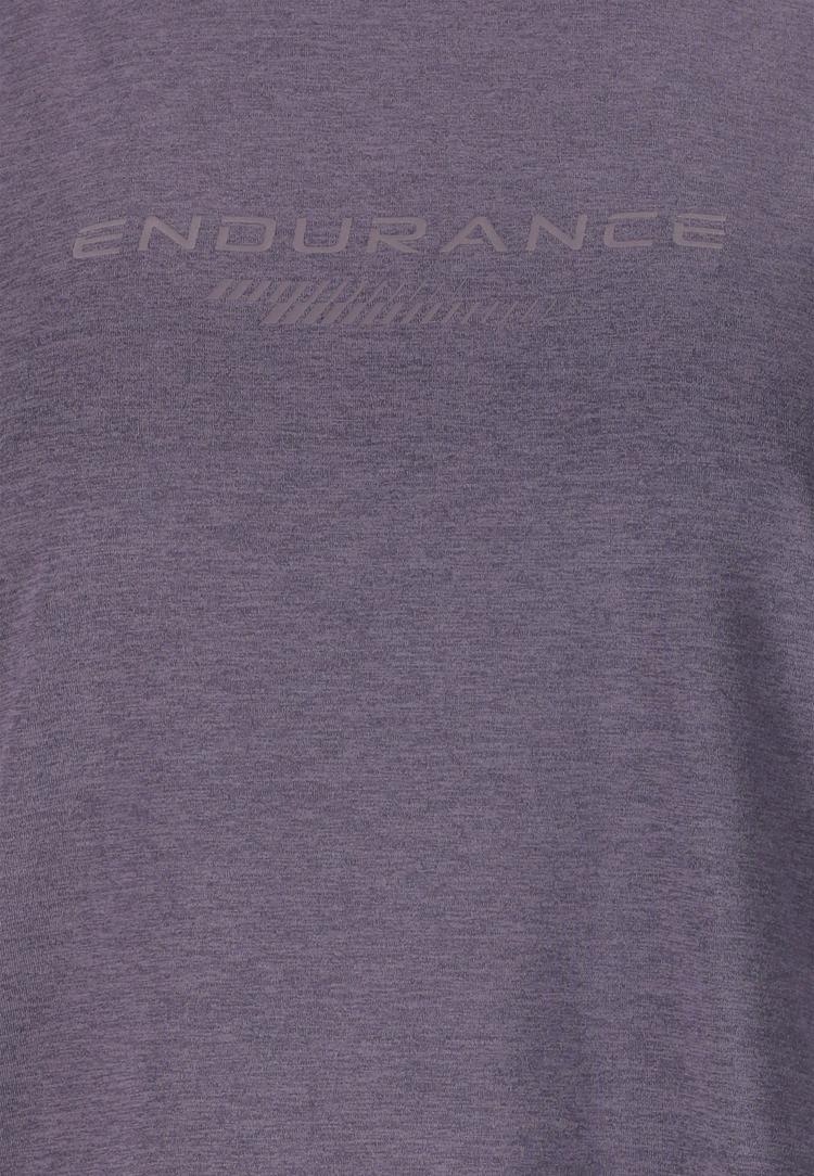 Endurance Endurance WANGE MELANGE Printshirt Damen - 4371 Graystone - 0 | SportScheck