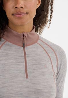 Rückansicht von Whistler Merino Candee Skishirt Damen 1109 Burlwood