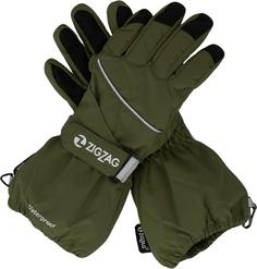 Rückansicht von ZigZag Kempston Outdoorhandschuhe Kinder 3074 Kombu Green