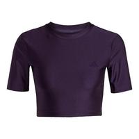 adidas Workout Essentials T-Shirt Glanz Funktionsshirt Damen - Aurora Plum