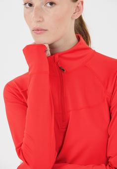 Rückansicht von Whistler Blume Langarmshirt Damen 4367 True Red