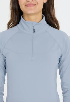 Rückansicht von Whistler Blume Langarmshirt Damen 2161 Dusty Blue