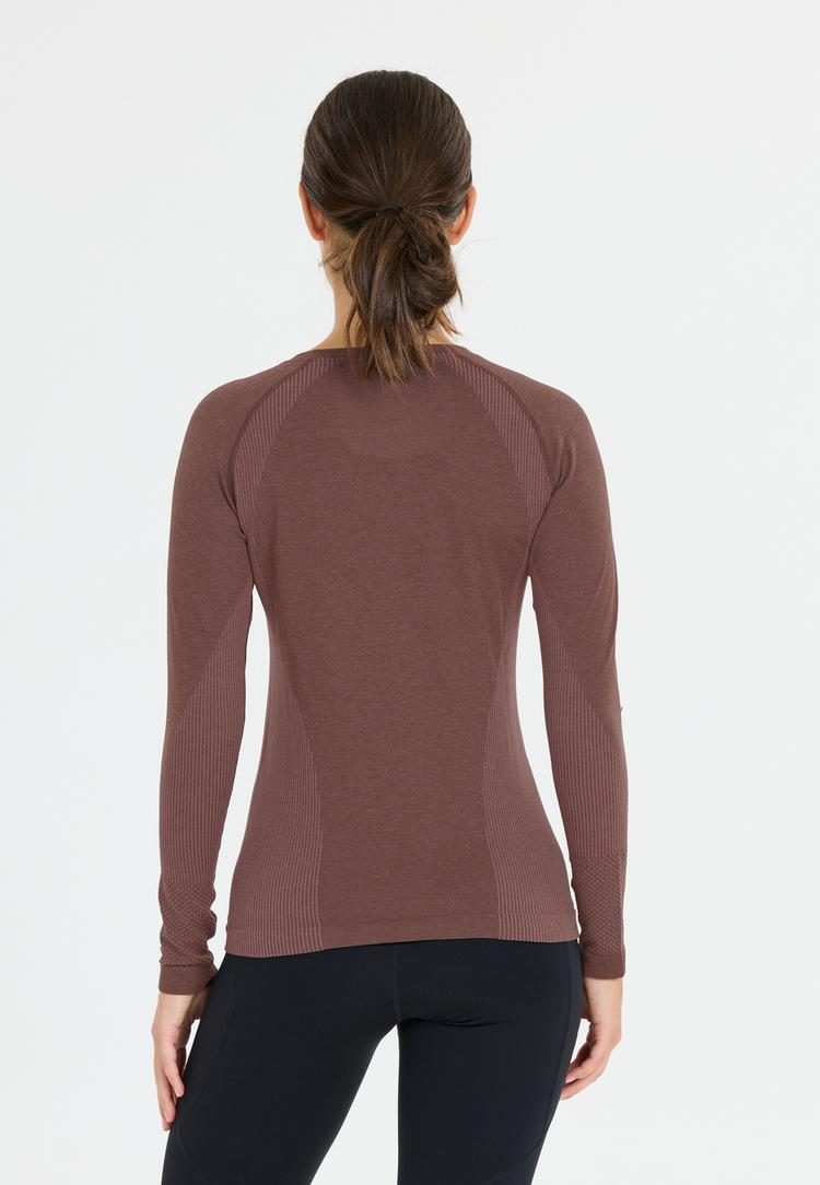 Endurance Endurance Halen Langarmshirt Damen - 4261 Huckleberry - 4 | SportScheck