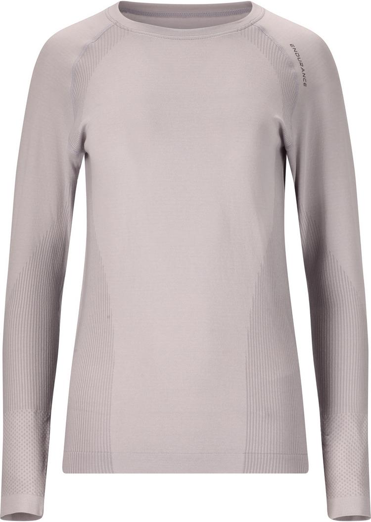 Endurance Endurance Halen Langarmshirt Damen - 1284 Lilac Gray - 0 | SportScheck