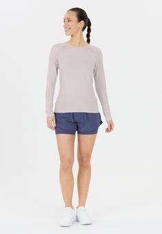 Rückansicht von Endurance Halen Langarmshirt Damen 1284 Lilac Gray