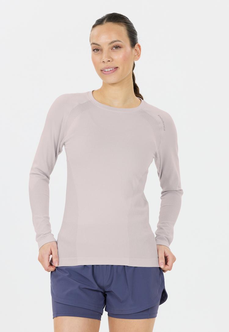 Endurance Endurance Halen Langarmshirt Damen - 1284 Lilac Gray - 1 | SportScheck