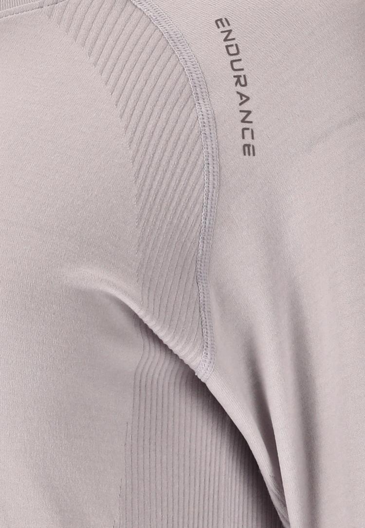 Endurance Endurance Halen Langarmshirt Damen - 1284 Lilac Gray - 0 | SportScheck