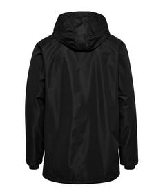 Rückansicht von hummel Regenjacke Regenjacke Herren schwarz