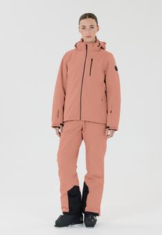 Rückansicht von Whistler Drizzle Skijacke Damen 1109 Burlwood