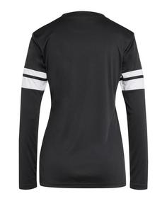 Rückansicht von adidas Squadra 25 Trikot Damen Fußballtrikot Damen schwarzweiss