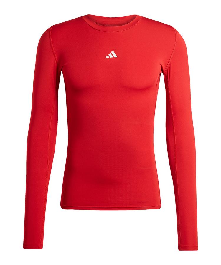 adidas adidas Techfit Longsleeve Underwear Longseeve Funktionsshirt Herren - rot - 0 | SportScheck