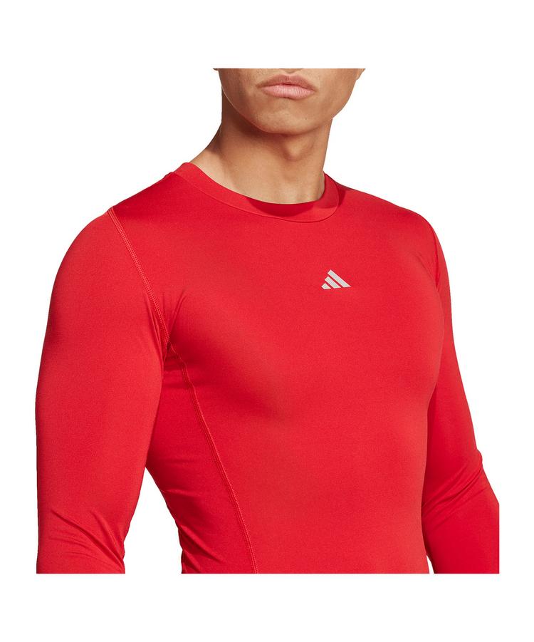 adidas adidas Techfit Longsleeve Underwear Longseeve Funktionsshirt Herren - rot - 0 | SportScheck