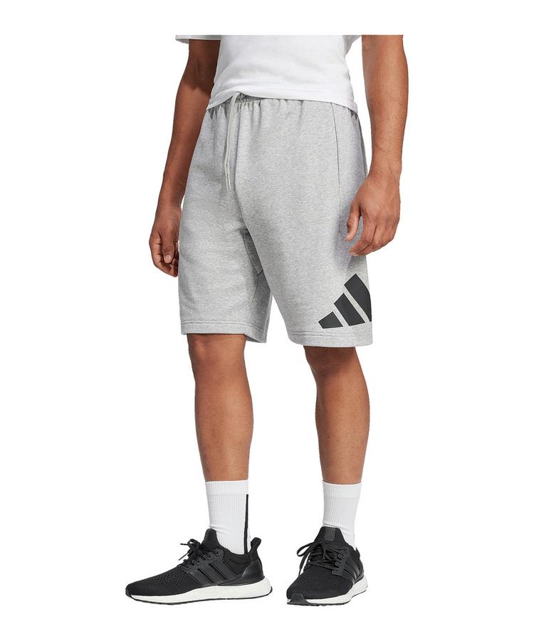 adidas adidas Essentials Big Logo Short Fu&szlig;ballshorts Herren - grauweiss - 0 | SportScheck