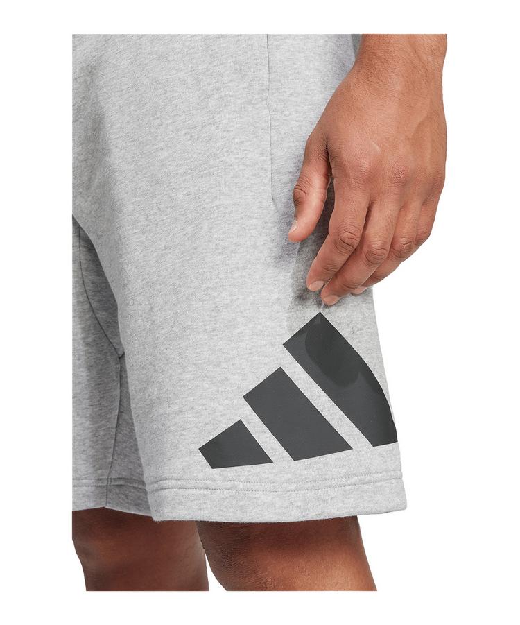 adidas adidas Essentials Big Logo Short Fu&szlig;ballshorts Herren - grauweiss - 3 | SportScheck