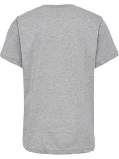 Rückansicht von hummel hmlPROUD T-SHIRT S/S Funktionsshirt Kinder GREY MELANGE