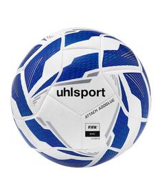 Uhlsport Attack Addglue Trainingsball Weiß Fußball weissblau