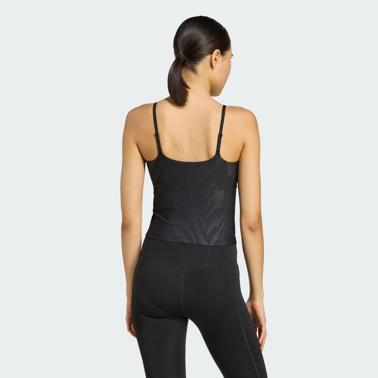 adidas adidas AOP Optime Tank Top Funktionstank Damen - Black - 1 | SportScheck