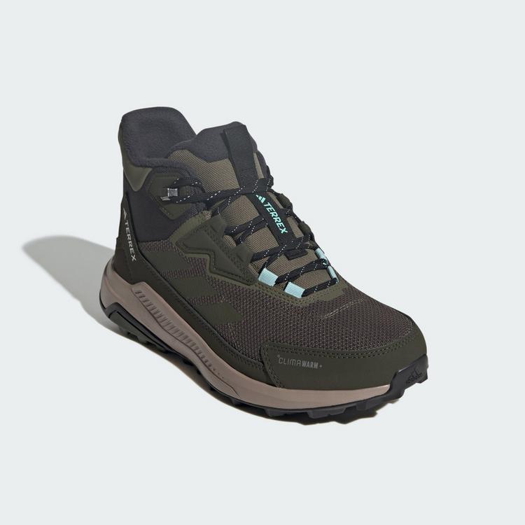 adidas adidas Terrex Anylander CLIMAWARM+ Wanderschuh Wanderschuhe Damen - Olive Strata / Night Cargo / Semi Flash Aqua - 3 | SportScheck