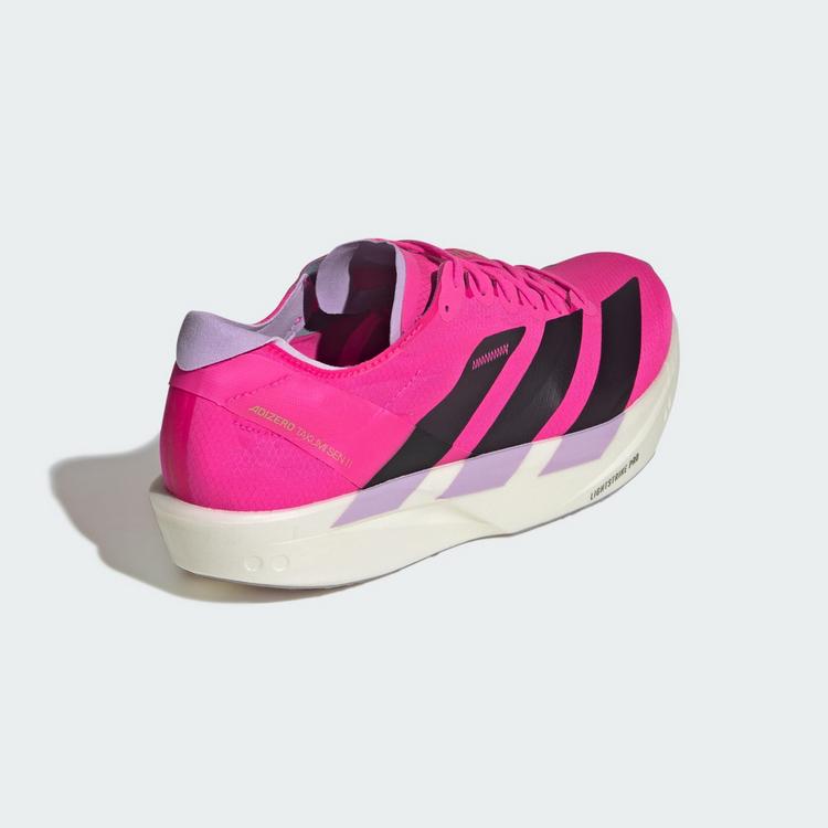 adidas adidas Adizero Takumi Sen 11 Schuh Laufschuhe Herren - Shock Pink / Aurora Black / Powder Plum - 4 | SportScheck