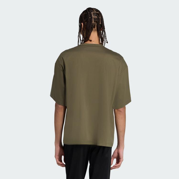 adidas adidas Soft Lux T-Shirt T-Shirt Herren - Olive Strata - 1 | SportScheck