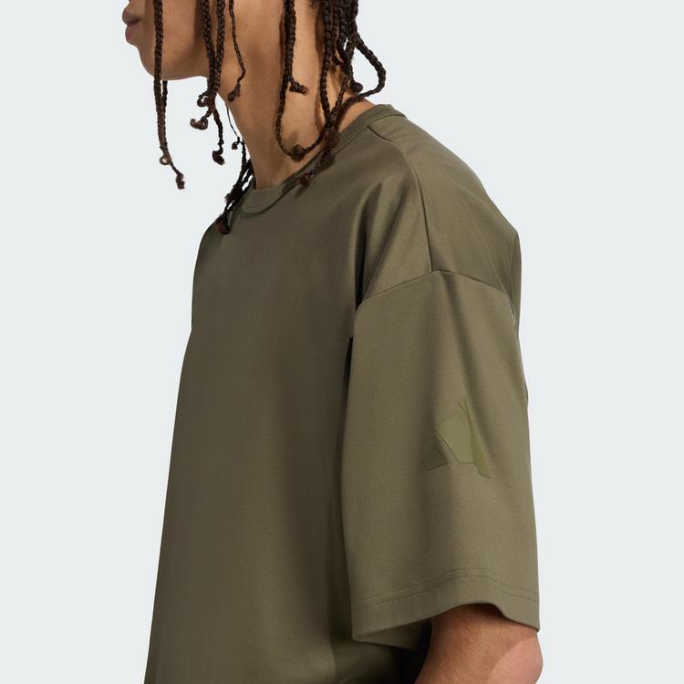 adidas adidas Soft Lux T-Shirt T-Shirt Herren - Olive Strata - 0 | SportScheck