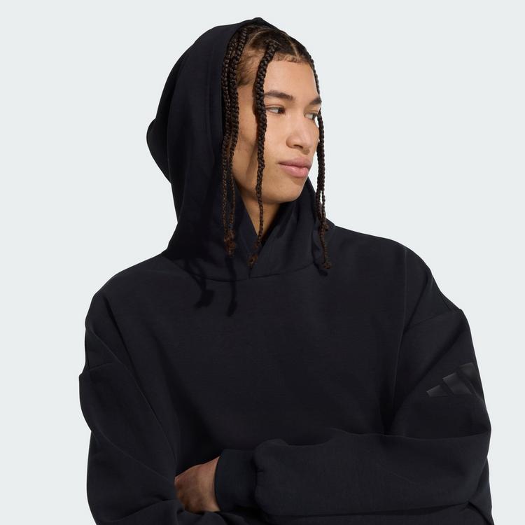 adidas adidas Soft Lux Hoodie Hoodie Herren - Black - 1 | SportScheck