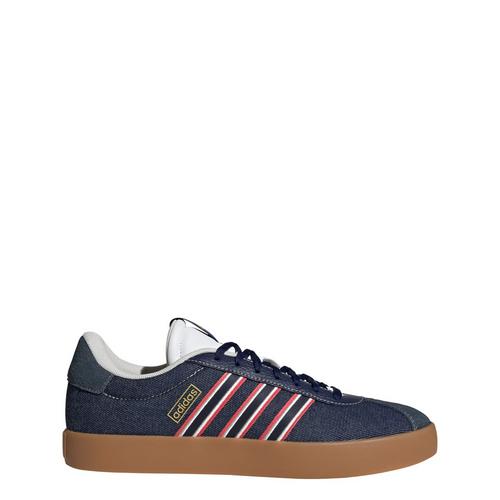 Rückansicht von adidas VL Court 3.0 Schuh Sneaker Herren Dark Blue / Aurora Ink / Core White