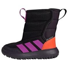 adidas Winterplay Schuhe Kids Sneaker Kinder Core Black / Purple Burst / Impact Orange
