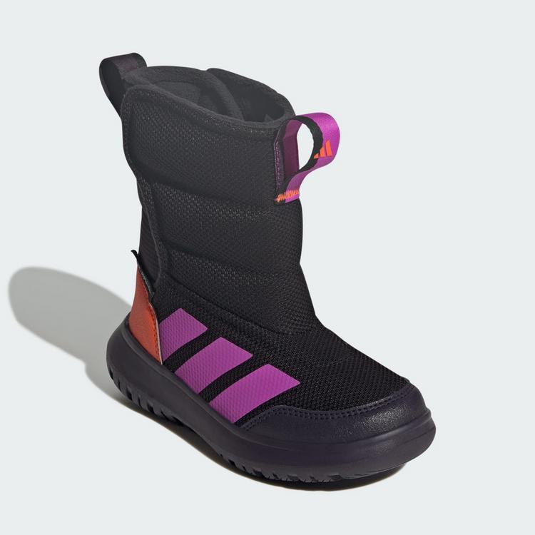adidas adidas Winterplay Schuhe Kids Sneaker Kinder - Core Black / Purple Burst / Impact Orange - 3 | SportScheck