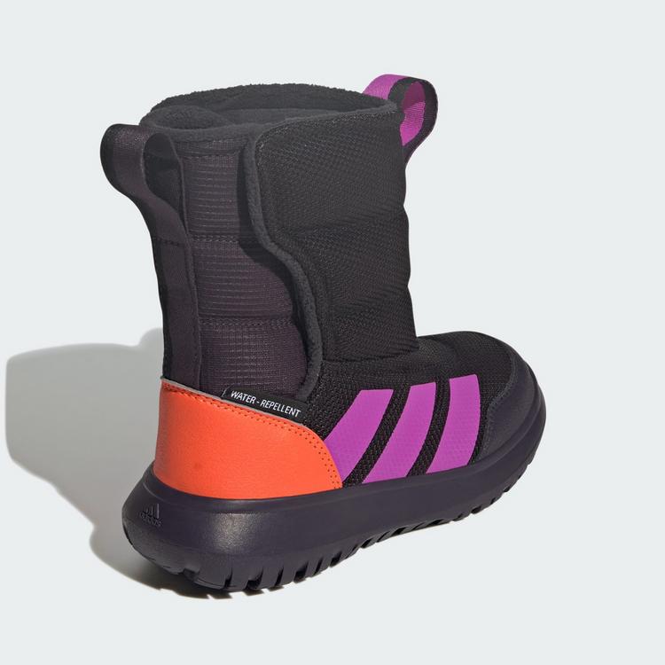 adidas adidas Winterplay Schuhe Kids Sneaker Kinder - Core Black / Purple Burst / Impact Orange - 4 | SportScheck